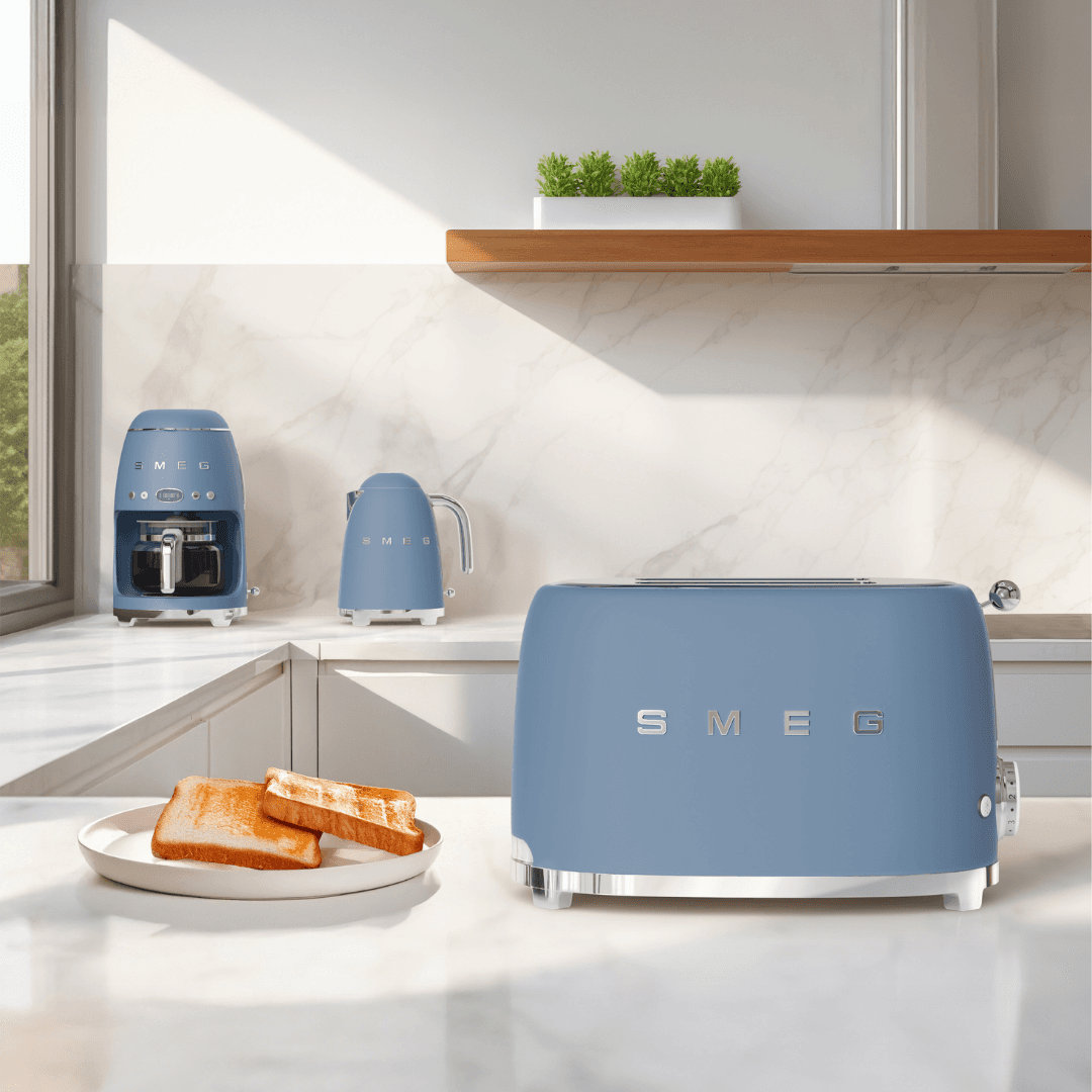 Máy nướng bánh mì Smeg 50's Style Aesthetic TSF01SBMEU thumbnail 6