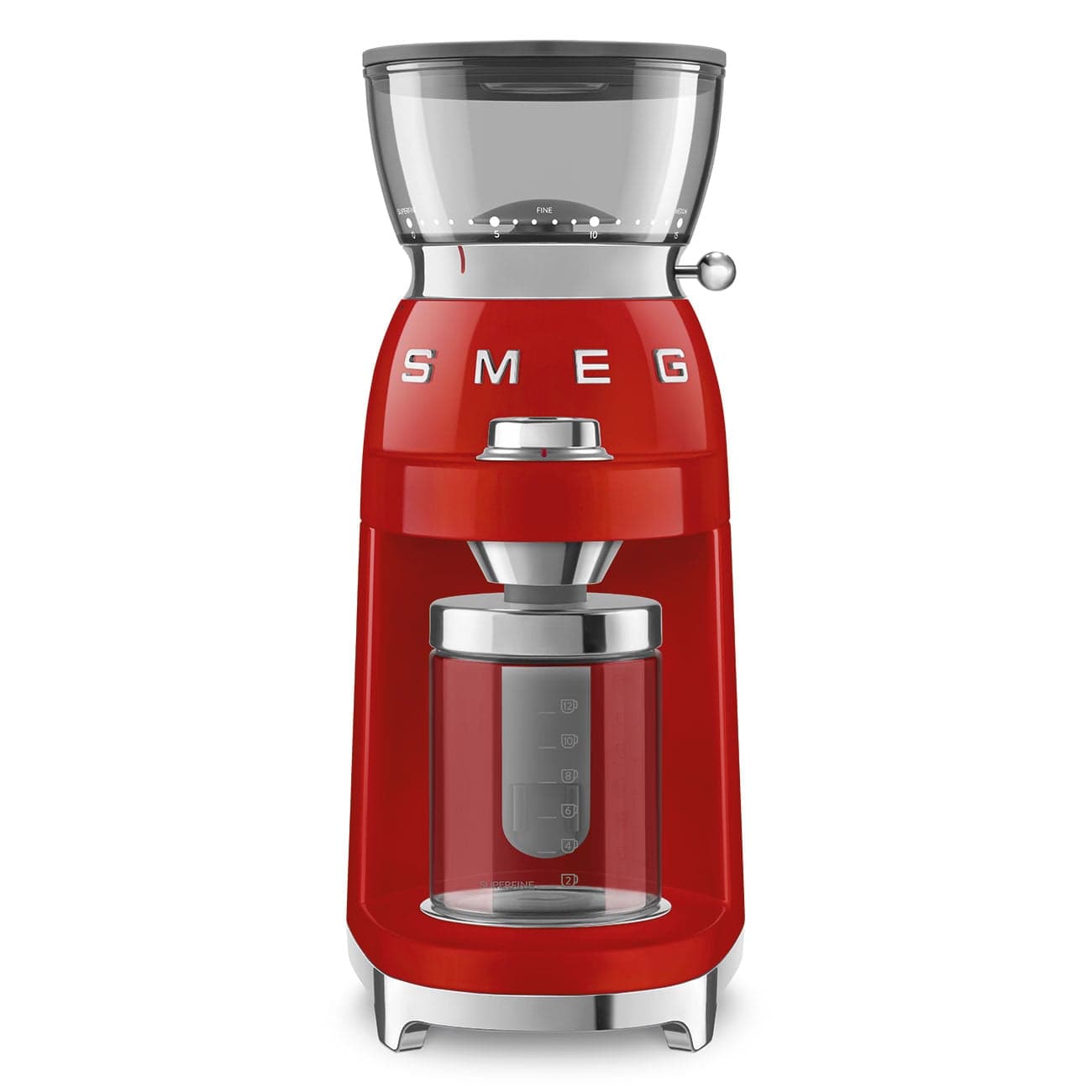 Máy xay cà phê Smeg CGF03RDEU - Smeg - Một tách cà phê ngon bắt đầu từ quá trình xay. Máy xay cà phê Smeg CGF03 là lựa 