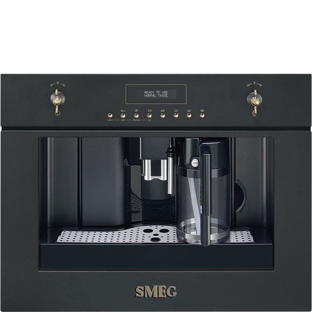 MÁY PHA CÀ PHÊ ÂM TỦ SMEG COLONIALE, 60CM - CMS8451A - Smeg - Máy pha cà phê âm tủ Smeg kết hợp thiết kế tinh tế và công nghệ tiên tiến để pha
