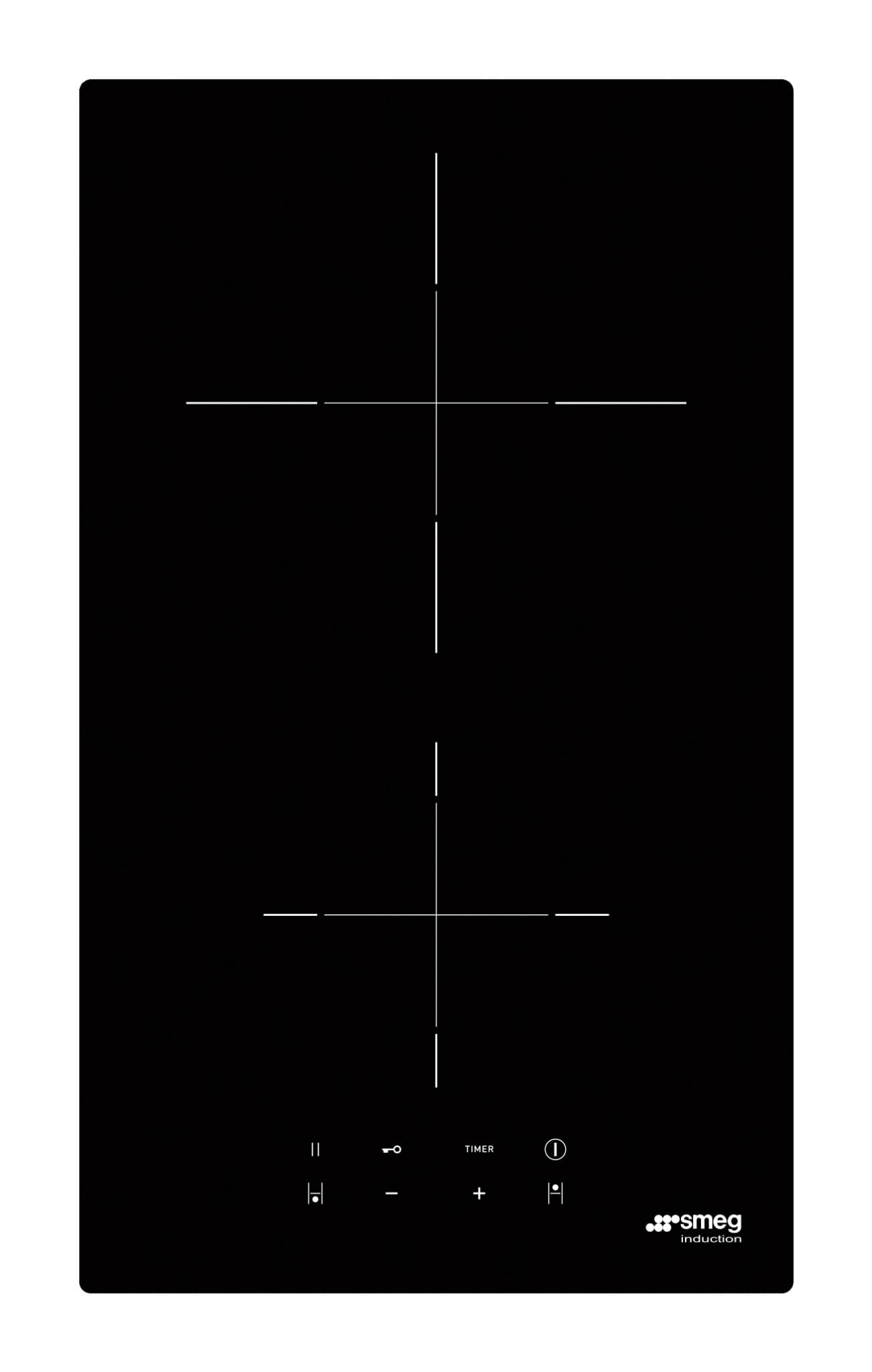 BẾP ĐIỆN TỪ DOMINO, 2 VÙNG NẤU, SMEG UNIVERSALE, 20CM - Smeg - BẾP ĐIỆN TỪ DOMINO, 2 VÙNG NẤU, SMEG UNIVERSALE, 20CM