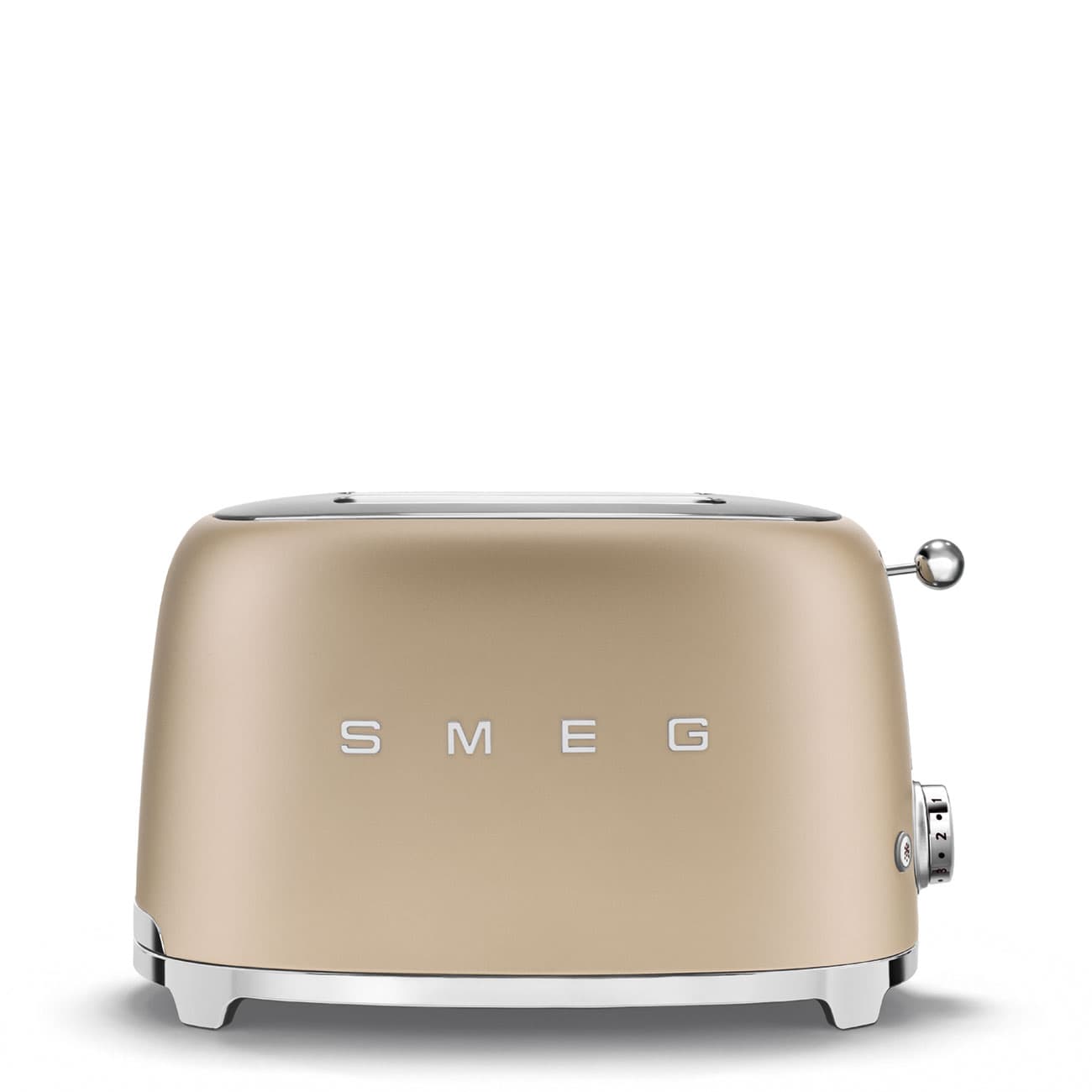 Máy nướng bánh mì Smeg 50's Style Aesthetic TSF01CHMEU - Smeg - Từng lát bánh giòn tan, thơm lừng chỉ trong nháy mắt với máy nướng bánh mì 2 khe