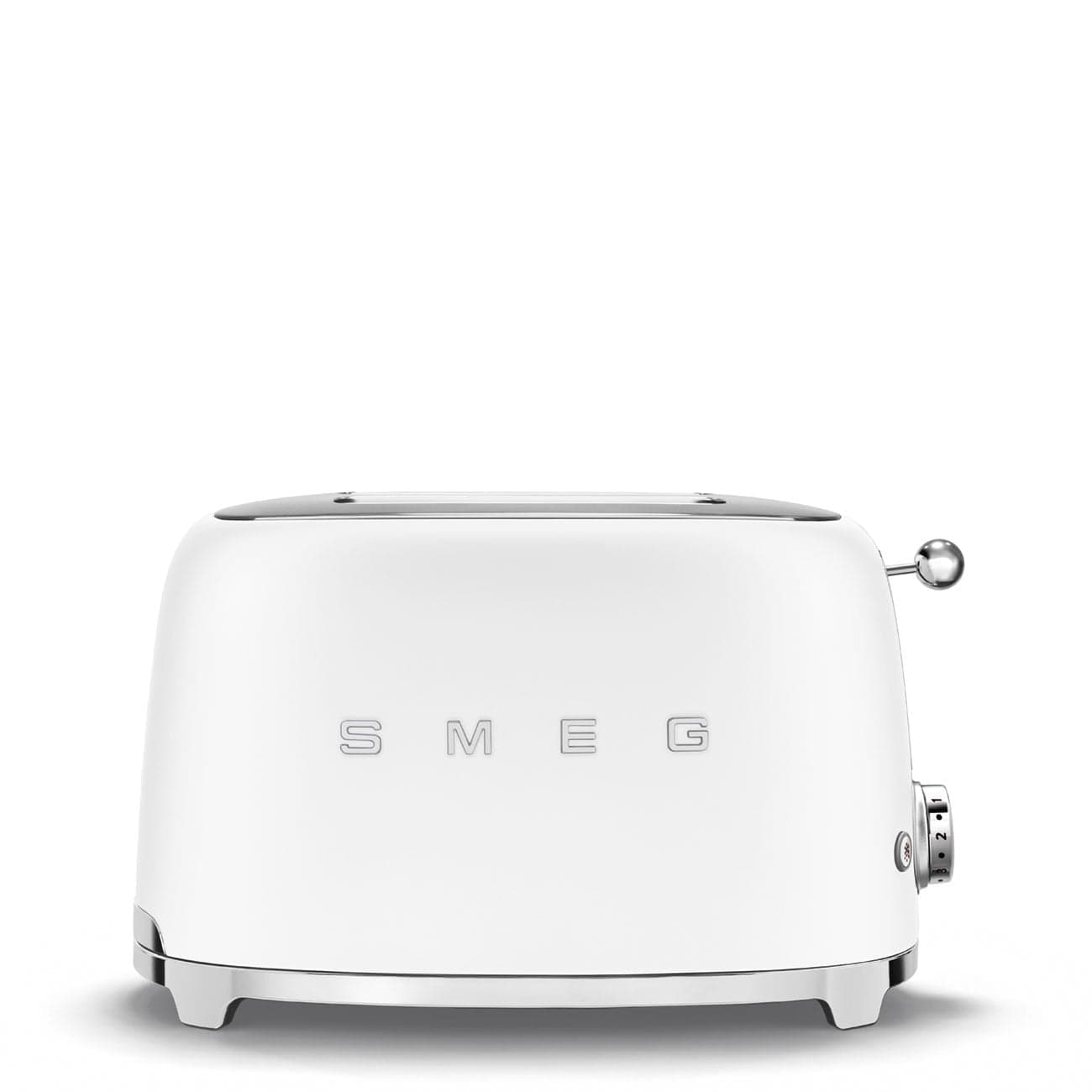 Máy nướng bánh mì Smeg 50's Style TSF01WHMEU - Smeg - Từng lát bánh giòn tan, thơm lừng chỉ trong nháy mắt với máy nướng bánh mì 2 khe