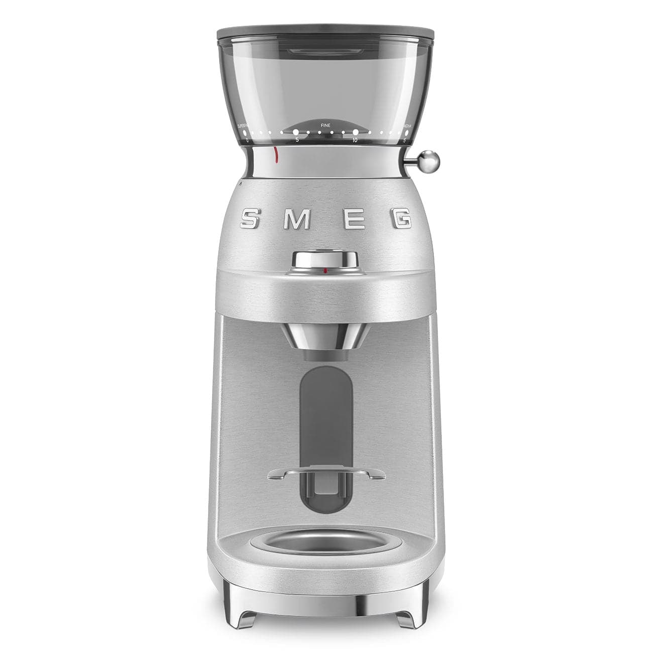 Máy xay cà phê Smeg, model CGF02SSEU, màu thép không gỉ (màu inox) - Smeg - Tritan™ Renew - Vật liệu sáng tạoSmeg lựa chọn Tritan™ Renew, với 50% hàm lượng 