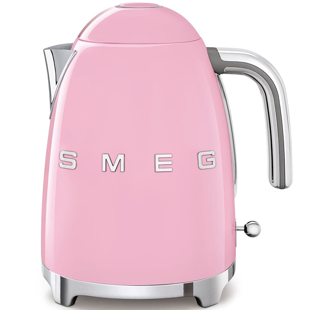 Ấm đun nước siêu tốc Smeg 50's Retro Style KLF03PK - Smeg - Thưởng trà, cà phê một cách thanh lịch và sang trọng với ấm đun nước siêu tốc Sm