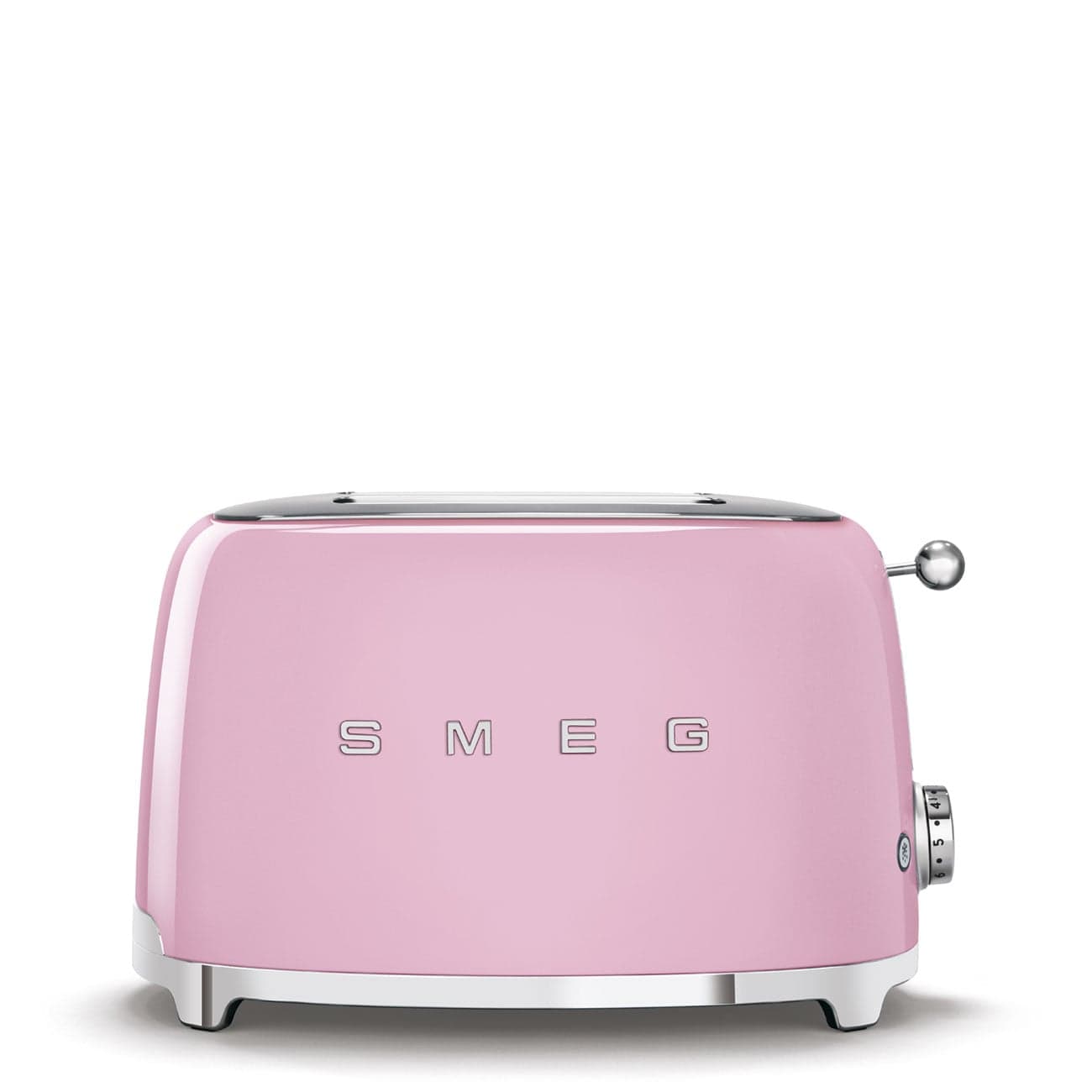 Máy nướng bánh mì Smeg 50's Style TSF01PK - Smeg - Từng lát bánh giòn tan, thơm lừng chỉ trong nháy mắt với máy nướng bánh mì 2 khe