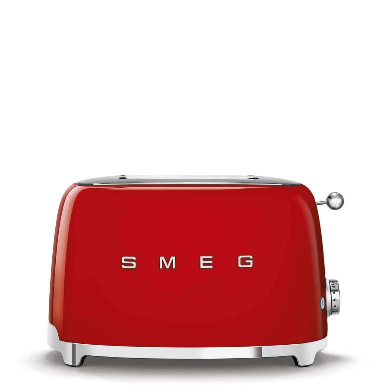 Máy nướng bánh mì Smeg 50's Style TSF01RD - Smeg - Từng lát bánh giòn tan, thơm lừng chỉ trong nháy mắt với máy nướng bánh mì 2 khe